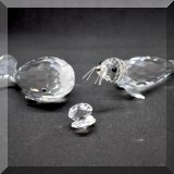 C40. Swarovski Crystal figurines. 